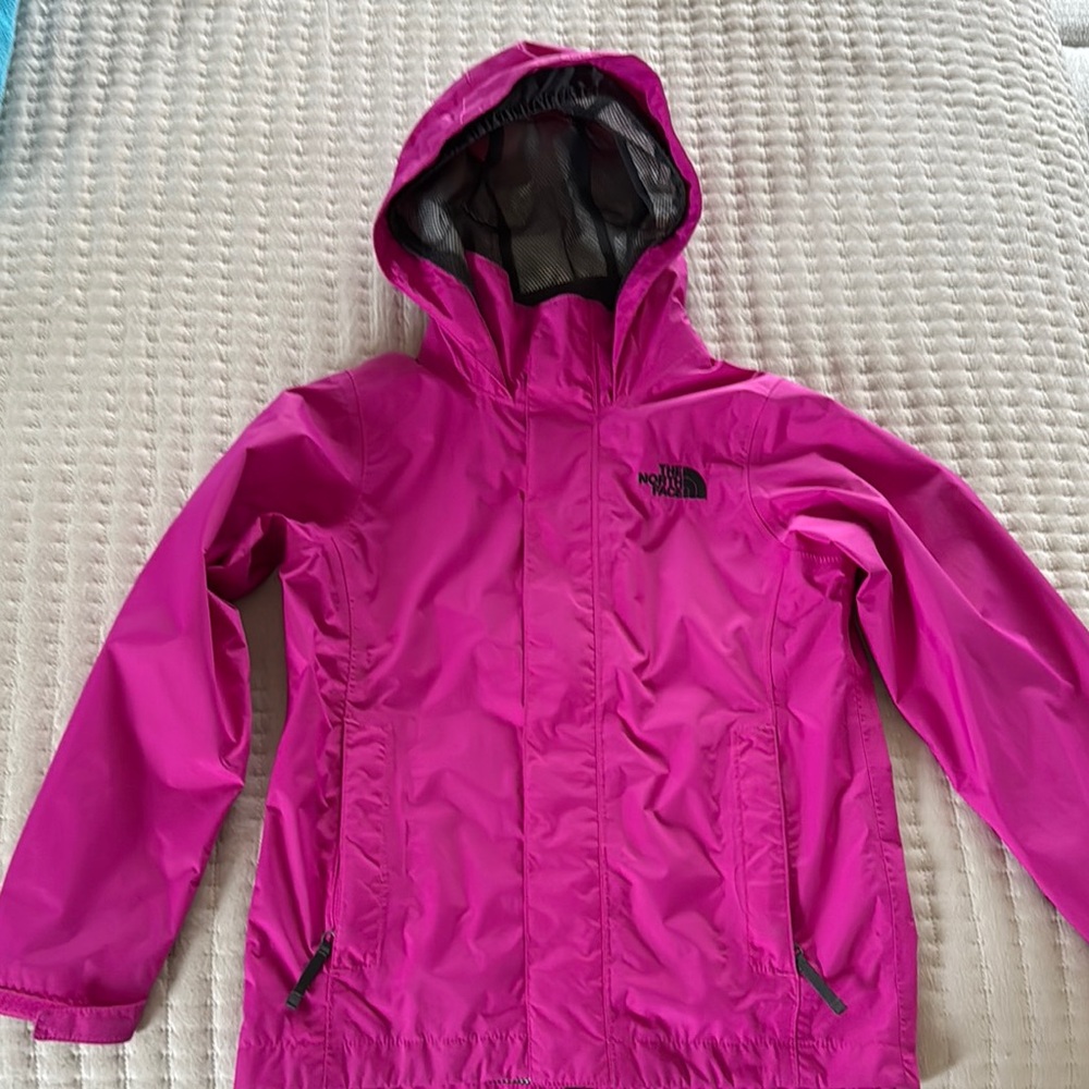 The North Face Kids Fuchsia Raincoat